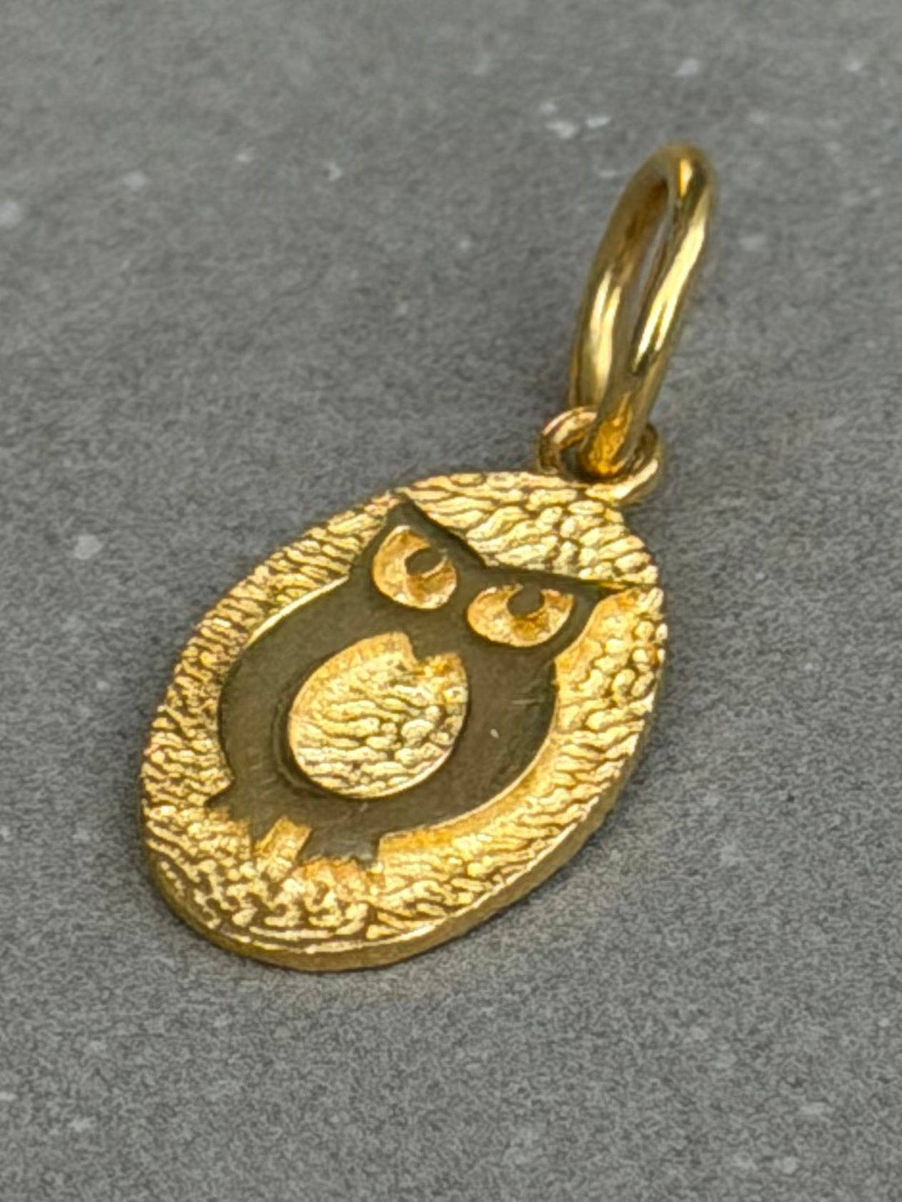 20 mm Sterling Silver Pendant – Gold Plated