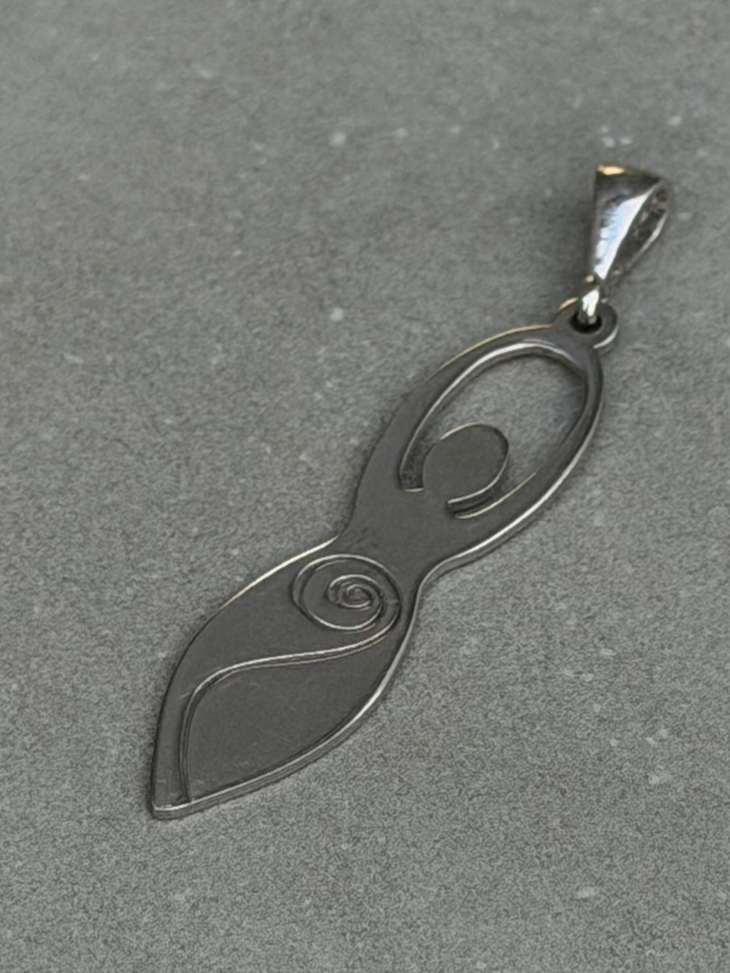 40 mm Sterling Silver Pendant