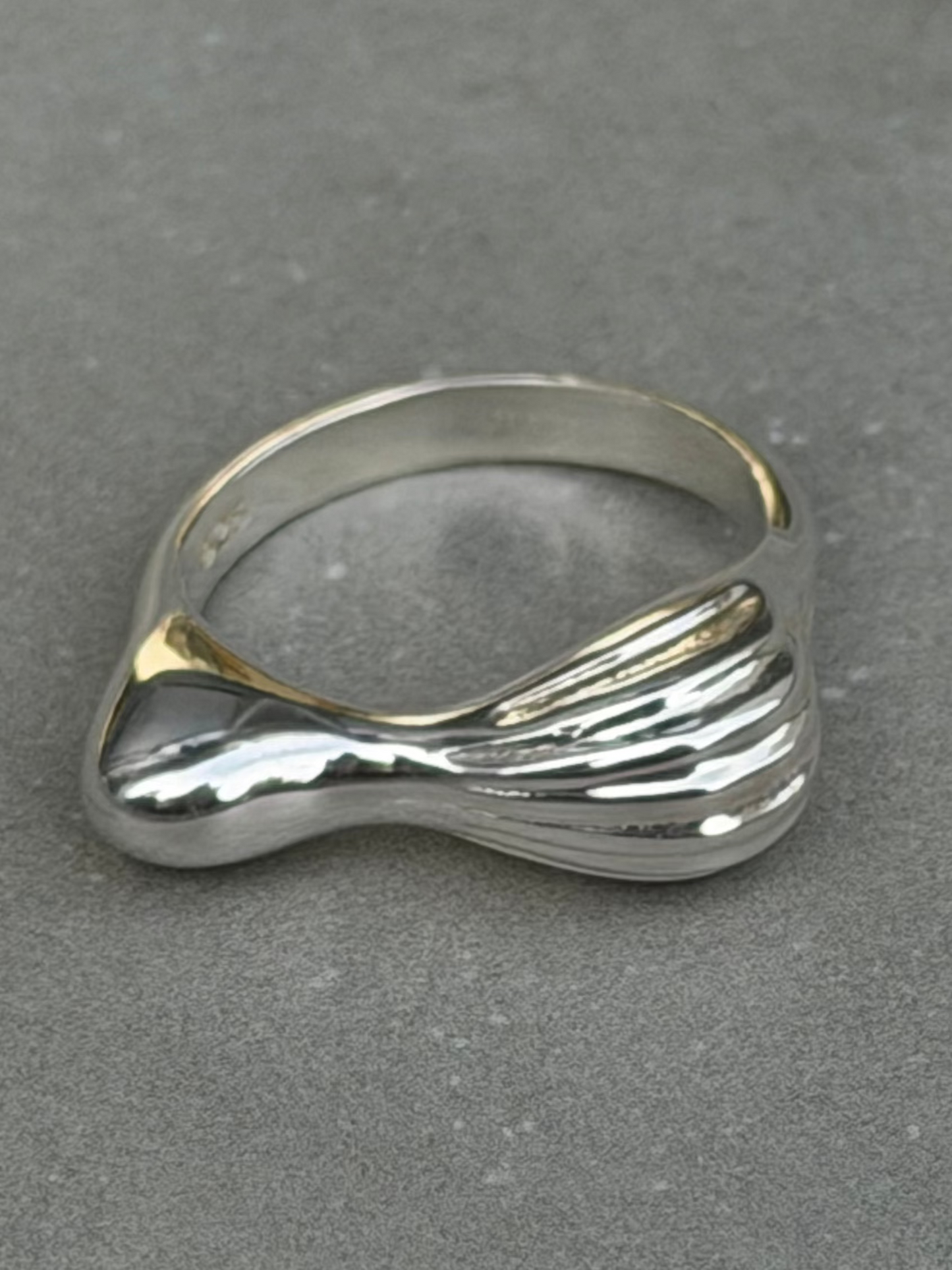 Sterling Silver Wave Ring