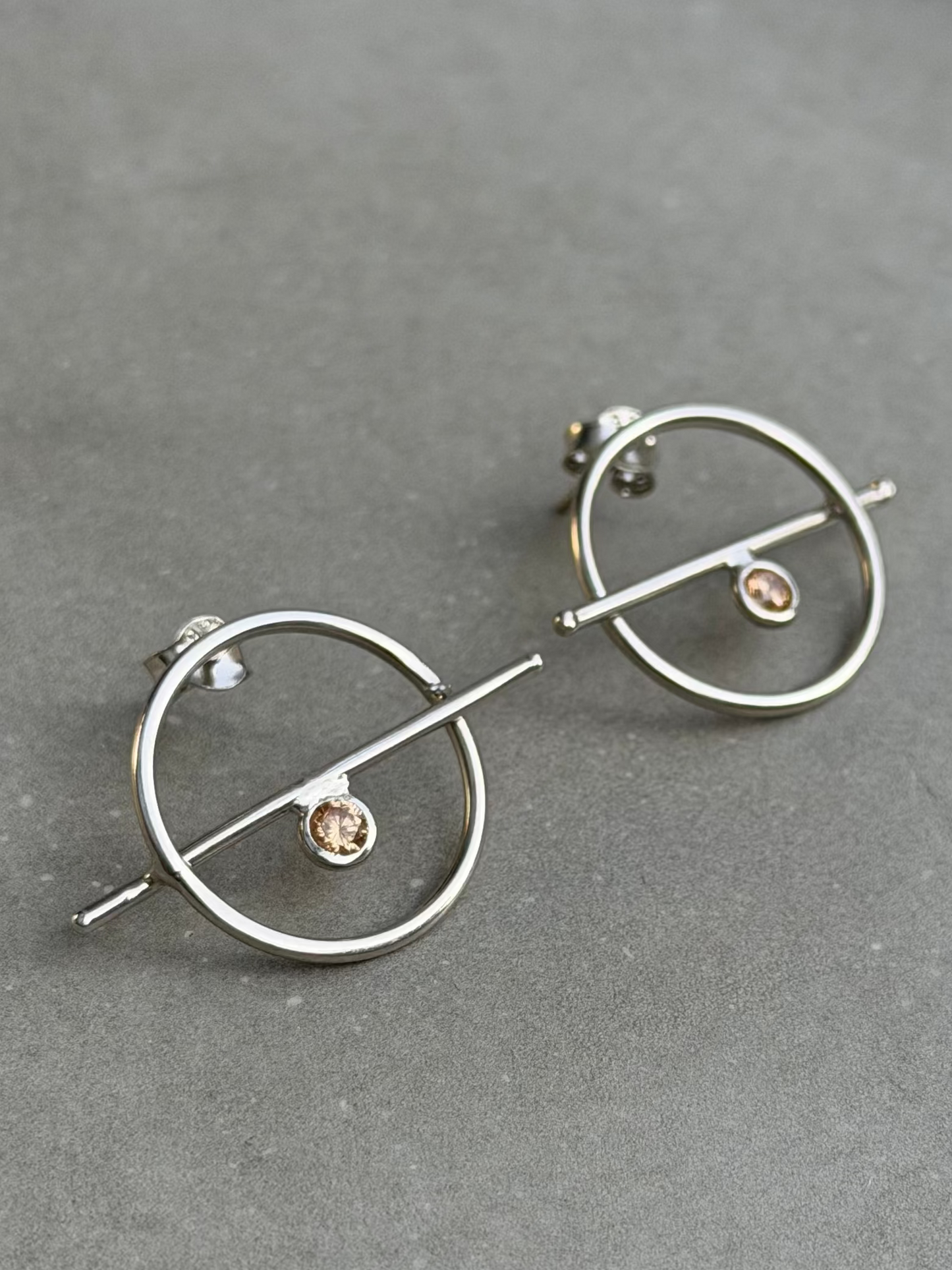 25 mm Hoop Sterling Silver Earrings