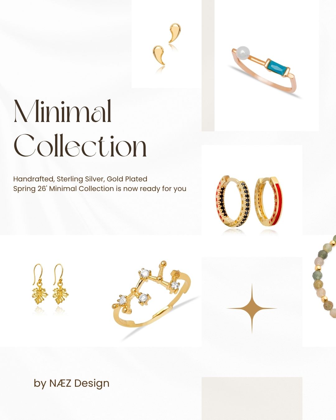 New Minimal Spring 26' Collection - Handcrafted by NÆZ