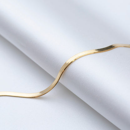 Handcrafted Sterling Silver Italian Chain Bracelet - Gold Plated
