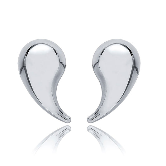 Handcrafted Sterling Silver Stud Earrings