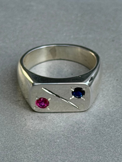 Handcrafted Sterling Gemstone Silver Ring