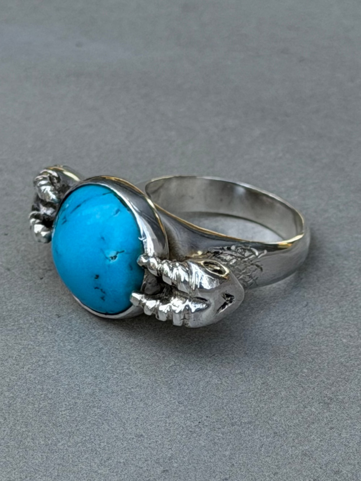 Handcrafted Sterling Silver Ring Turquoise