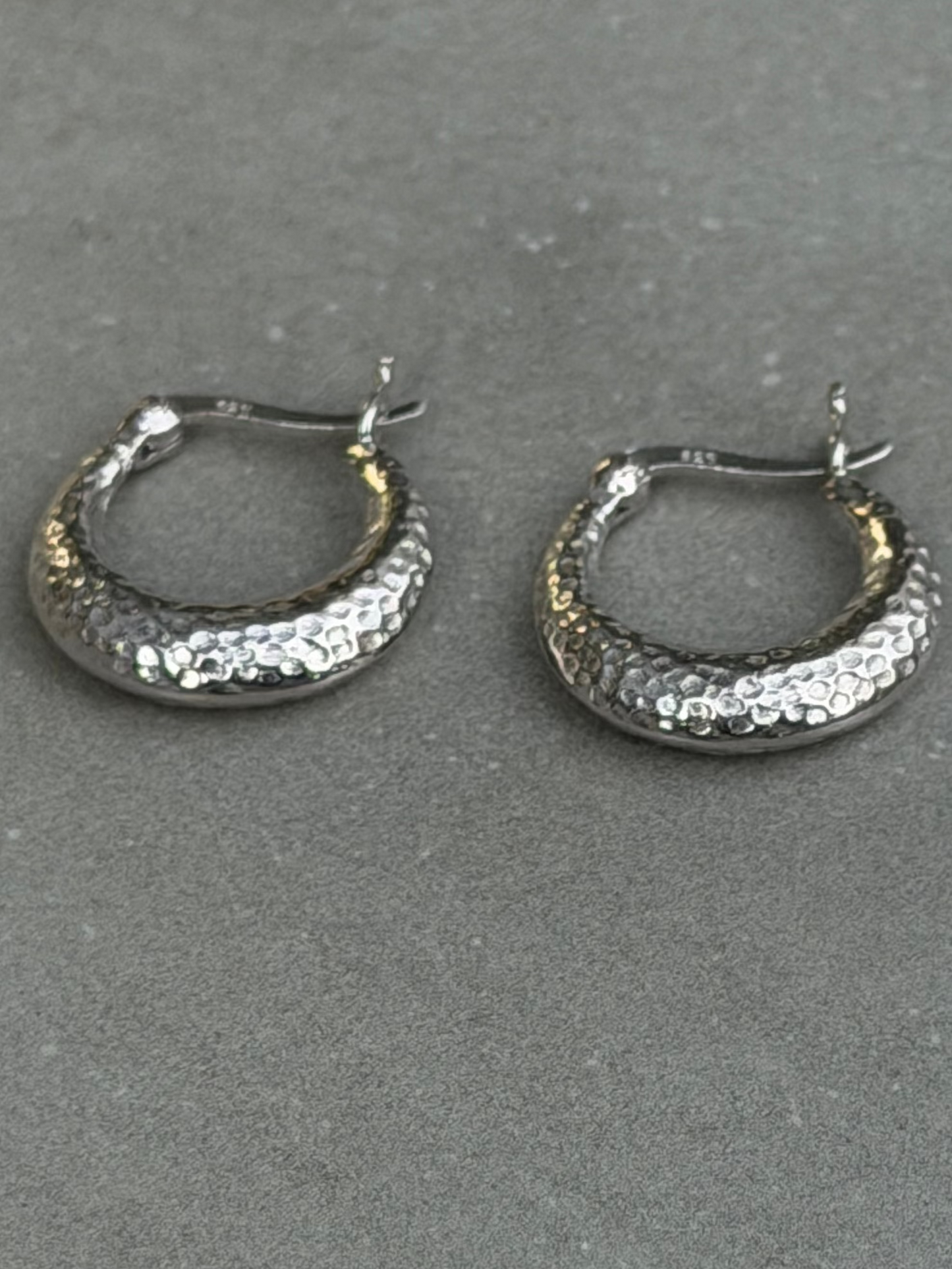 22 mm Hoop Sterling Silver Earrings