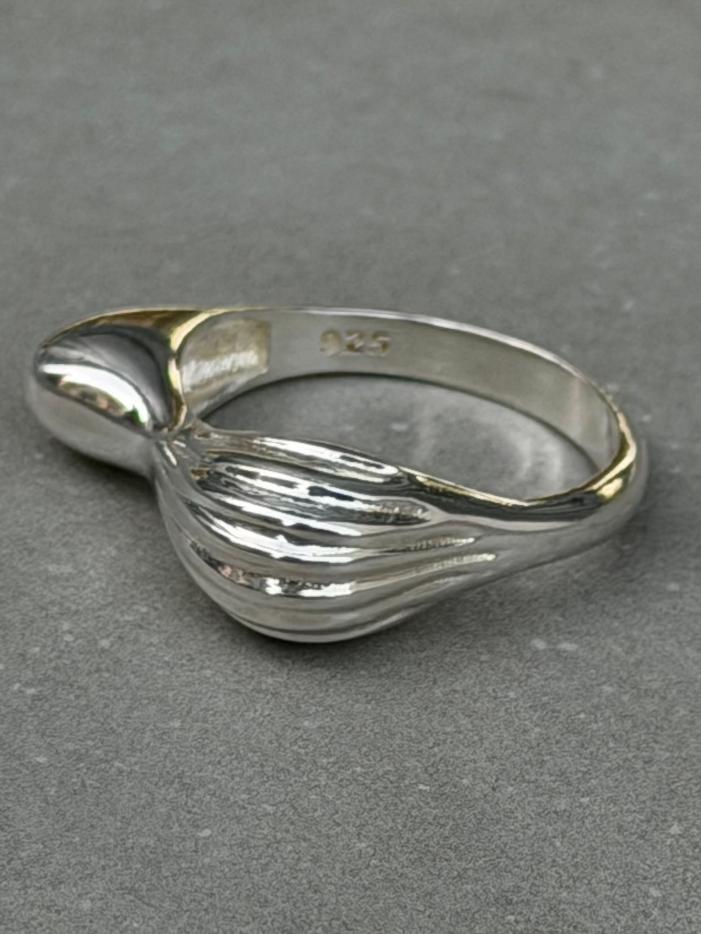 Sterling Silver Wave Ring
