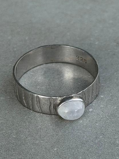 Sterling Silver Ring with Lapis
