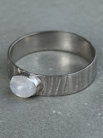 Sterling Silver Ring with Lapis