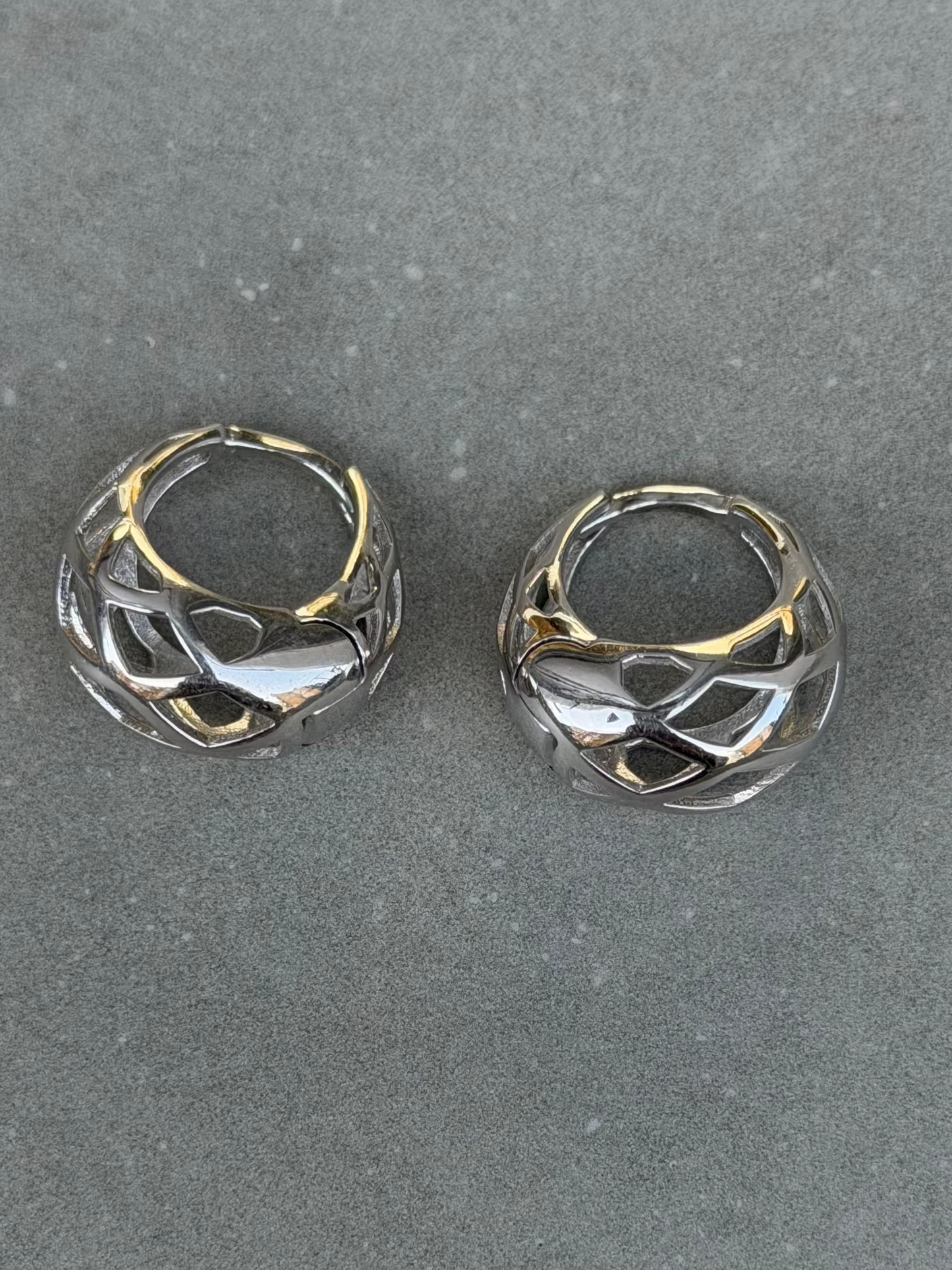 15 mm Sterling Silver Hoop Earrings