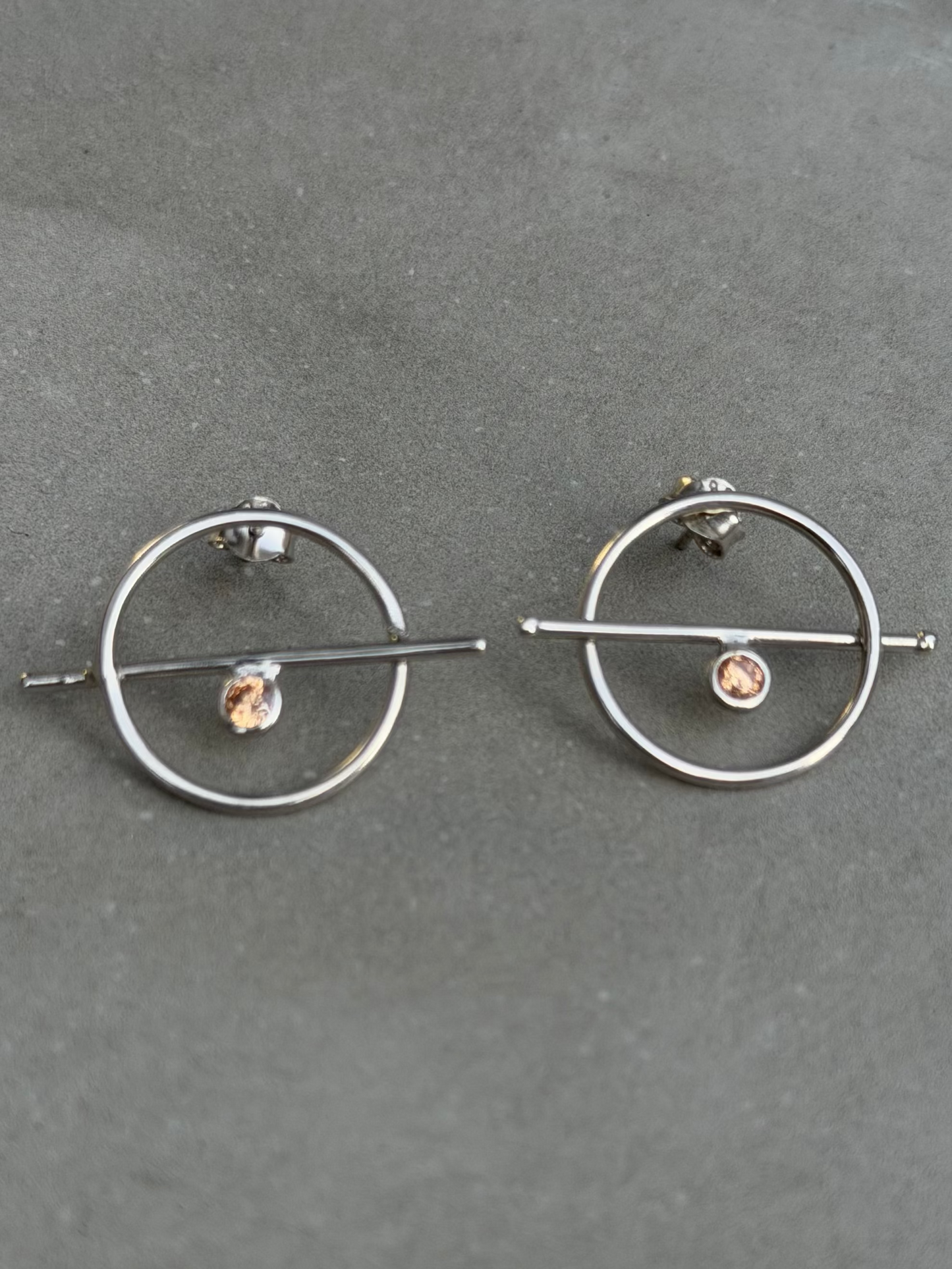 25 mm Hoop Sterling Silver Earrings